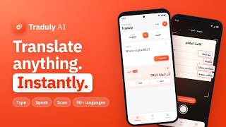 Traduly AI – Translate Anything, Instantly | Text, Voice & Camera Translator screenshot 1