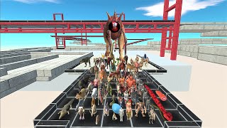 Last Survivor. Touched out,  3D long course with bridges! | Animal Revolt Battle Simulator