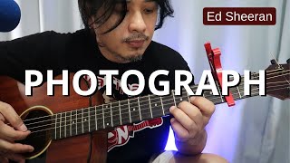 Photograph guitar tutorial (intro fingerpick style) beginner friendly