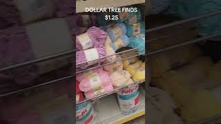 Dollar Tree is a place to find yarn #yarnaddict #yarnhaul #diyproject #dollatree #yarn