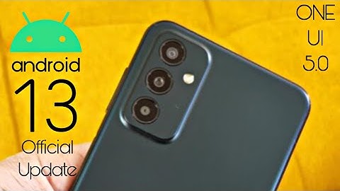 Samsung Galaxy M23 Android 13 ONE UI 5.0 Update