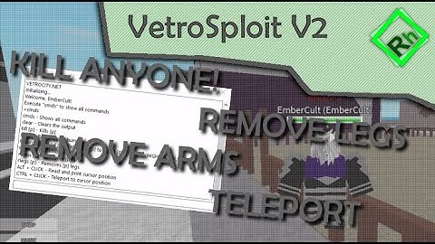 ROBLOX Hack: VetroSploit V2 [KILL , TELEPORT AND MORE!][patched]