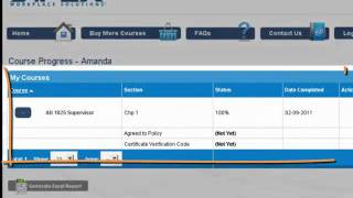 Quick Tour User Interface: AB 1825 Sexual Harassment Prevention eLearning Training