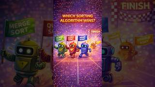 Sorting Algorithm Race 🏎️💨 | Which One Wins #shorts #youtubeshorts #viral #coding