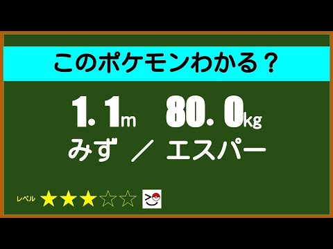 【ポケモンクイズ#2】このポケモンわかる？