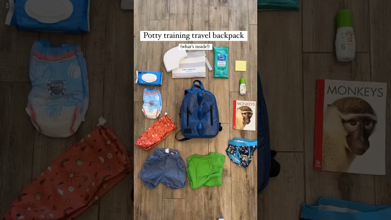 Potty Training Travel Backpack 