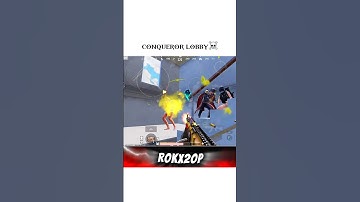Insane clutch moment in Conqueror lobby 🔥— Wait for @ROKx2OP 😎  #ROKx2OP #BGMI #Conqueror #Shorts