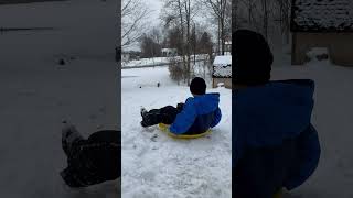 Sledding ainβt easy