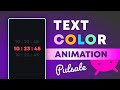Android Text Color change Animation - Create Smooth Color Transition Animations on TextView