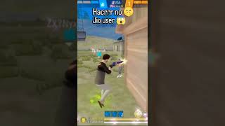 Hacrrr no 🤫 jio users 😱 #FreeFire #jiousers😂 #zxnyxion #gamingreels #freefirefunny