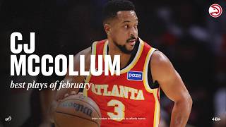 Cj Mccollum Top Plays Of The Month Atlanta Hawks Highlights