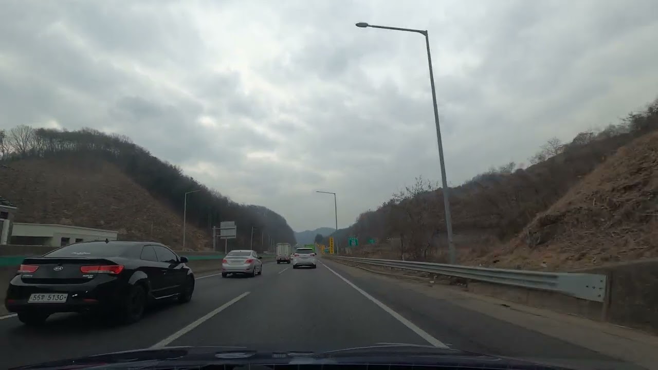 20230301 호남고속도로지선 회덕JC-논산JC(4K, 2.3배속)