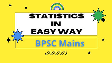 Statistics: Solution of 64th BPSC Mains