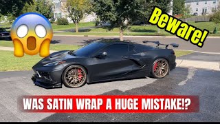 Celebrity The Dark Side of Satin Wraps (Corvette C8 Owner Regrets) Profile