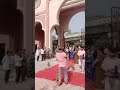 Jamia centenary gate opens on university 103 rd birthday in presence of Dr Sarin and Sharmila Tagore