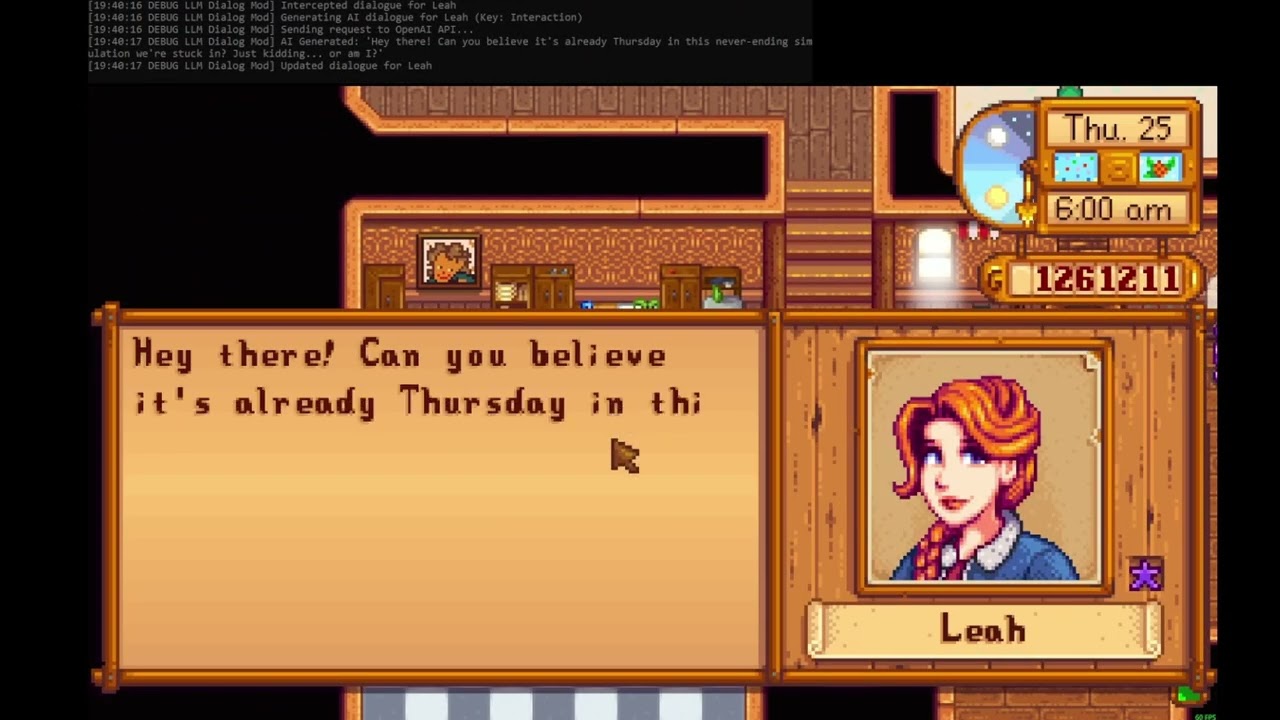 Stardew Vally LLM Dialog Replacement