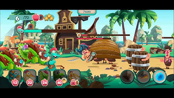 🏝️Island 20 Level 6 - Dino Bash Travel Thru Time - Gameplay Walkthrough (iOS, Android)
