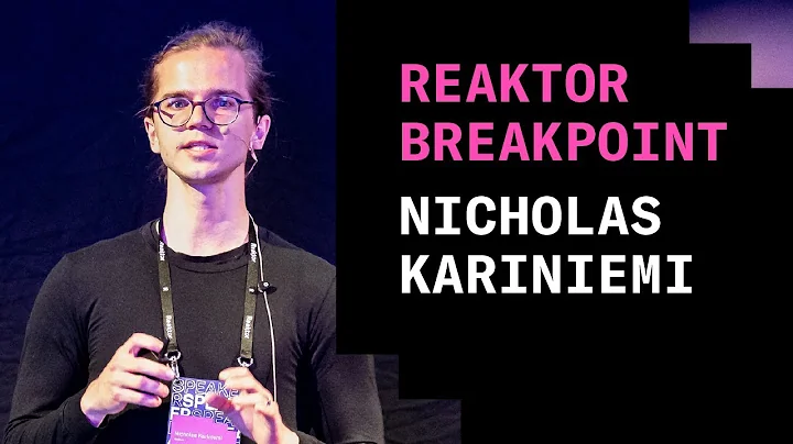 Reaktor Breakpoint 2018: Nicholas Kariniemi, JavaScript, TypeScript and PureScript