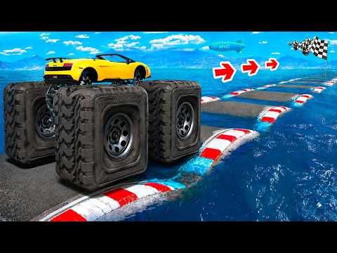 HOW FAR CAN A CAR GO OVER WATER BUMPS IN GTA 5?