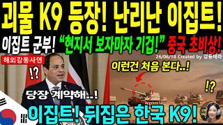 [해외감동사연] 한국 괴물 자주포 K9, 이집트 도착에 벌벌 떤 현지 군부 초비상!