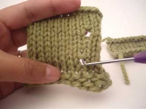 How to Loom Knit a k1f&b on a knitting loom