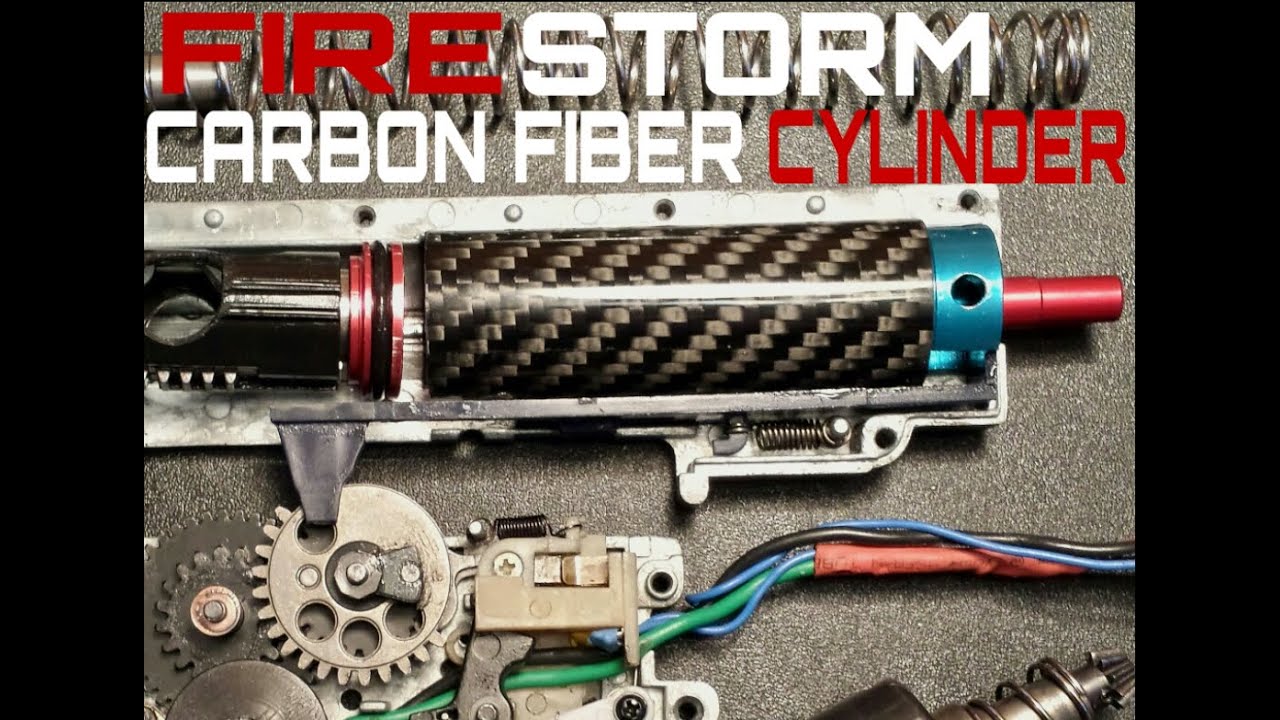 FireStorm Airsoft Carbon Fiber Cylinder YouTube