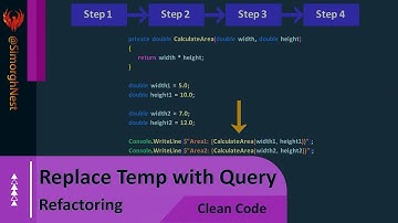 Clean Code - Refactoring - Replace Temp with Query