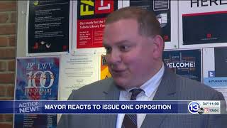 Mayor Kapszukiewicz reacts to Issue 1 opposition