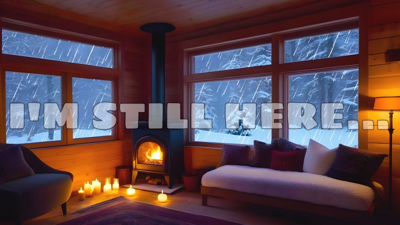 Old Cabin and Snowstorm - Cozy Room Ambience and Howling Wind - YouTube