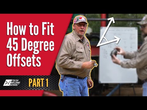 Pipefitting 101: How to Fit 45 Degree Offsets Part 1 – Tulsa Welding School