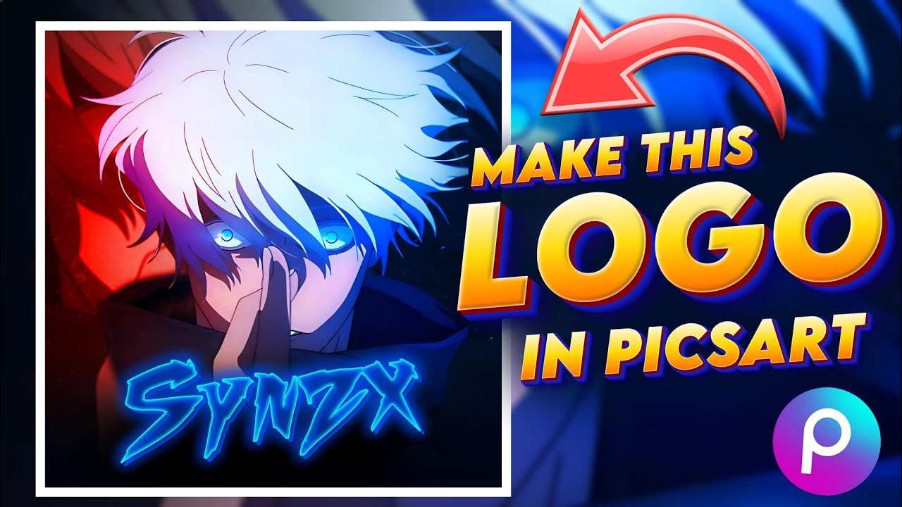 Make This Amazing Anime Logo In PicsArt 🔥