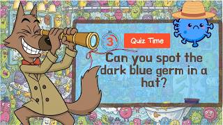 Can You Find the Dark Blue Germ Wearing a Hat? 🦠🎩 Snoop's Germ Hunt screenshot 4
