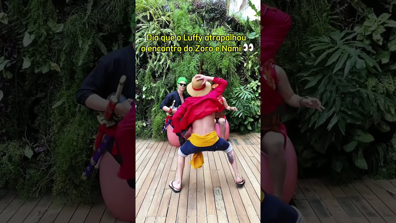 Luffy, Zoro e Nami - One Piece Cosplayers #onepiece