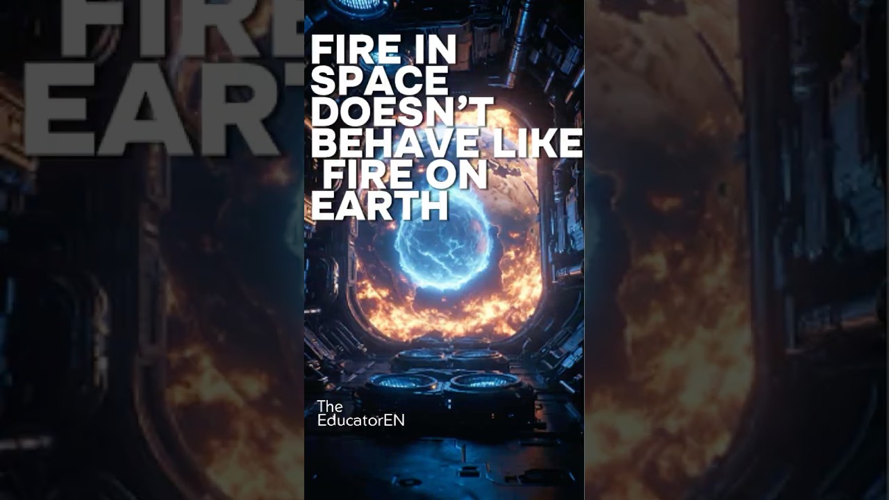 Fire in Space Doesn’t Behave Like Fire on Earth. 🔥