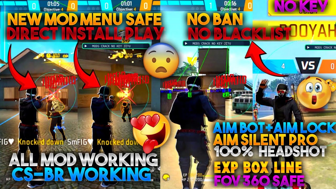 😱 Free Fire OB52 Antiban Headshot Panel 🔥 | Mod Menu + Injector OB52 100% Safe ✅ | 