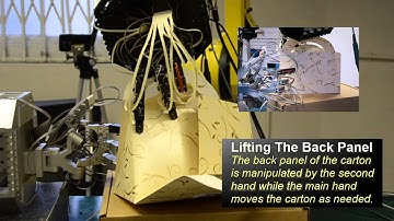 KCL Metamorphic Robot Hand: Two-Hand Carton Folding