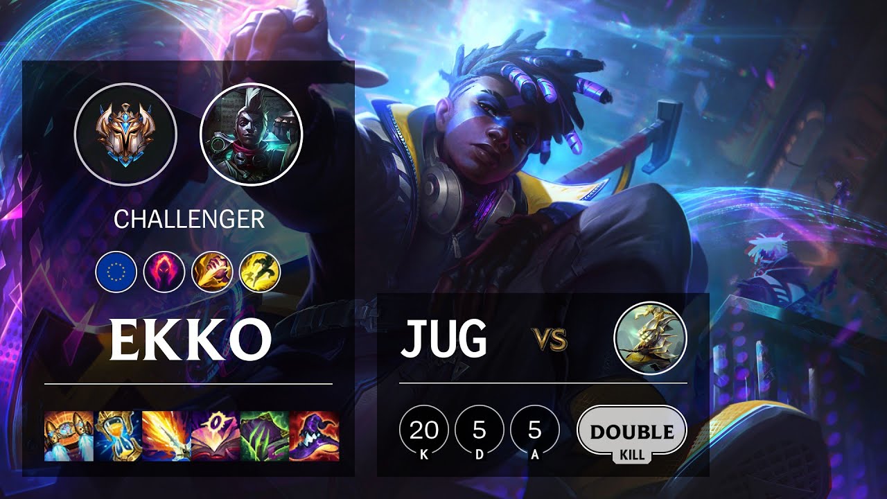 Ekko Jungle vs Master Yi - EUW Challenger Patch 11.3