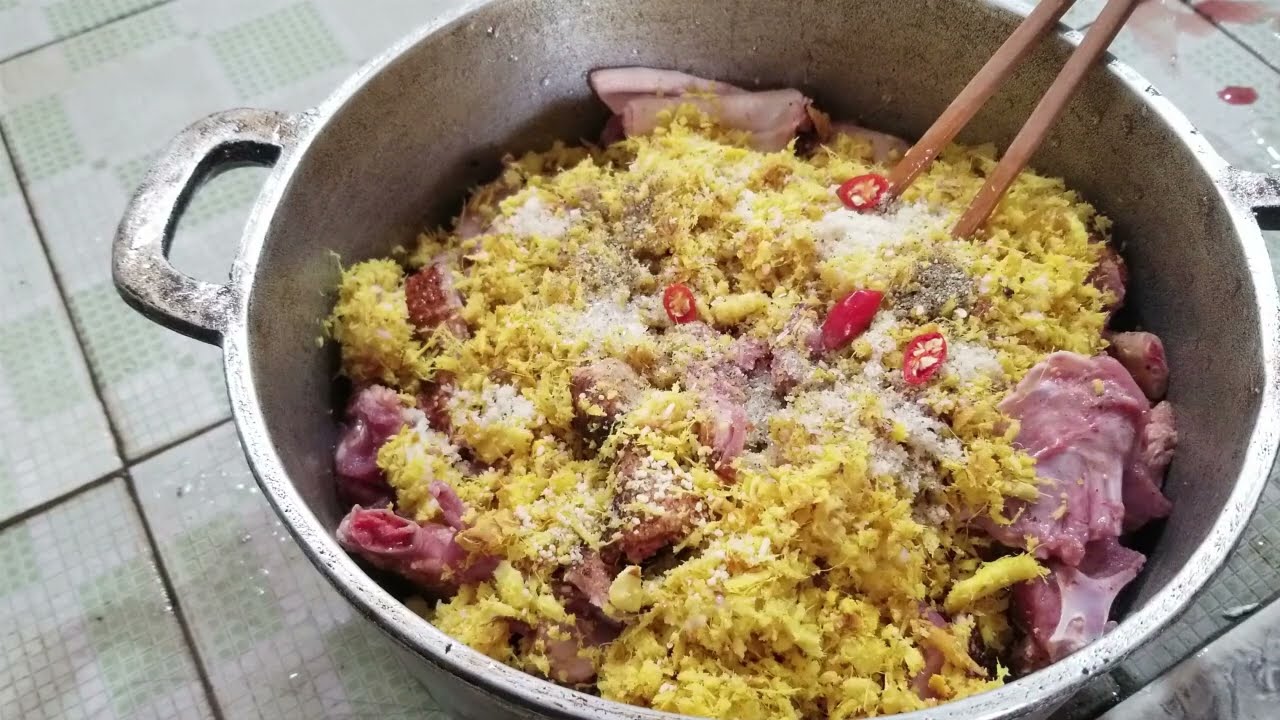 CÁCH NẤU GIẢ CẦY VỊT THƠM NGON CHUẨN VỊ MIỀN BẮC.