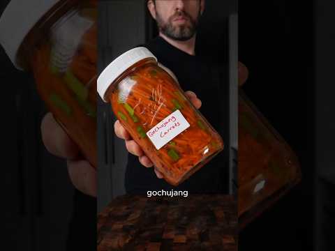 I Tried Fermenting Carrots With Gochujang And WOW 