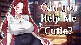 Alone with the Cute Flirty Older Librarian | ASMR Roleplay 