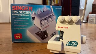 Singer Tiny Serger "As seen on TV" -- Does it actually work? (Basement Find) Model TS380A