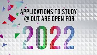 Create the future you want @ DUT. Applications are open for 2022!