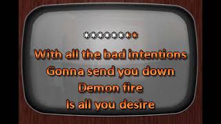 AC DC   Demon Fire DJ Sauly Karaoke
