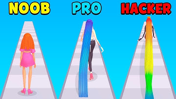 WORLD RECORD in Hair Challenge 💕💇‍♀️🌈 Gameplay Levels 120 Walkthrough iOS, Android New Game Update