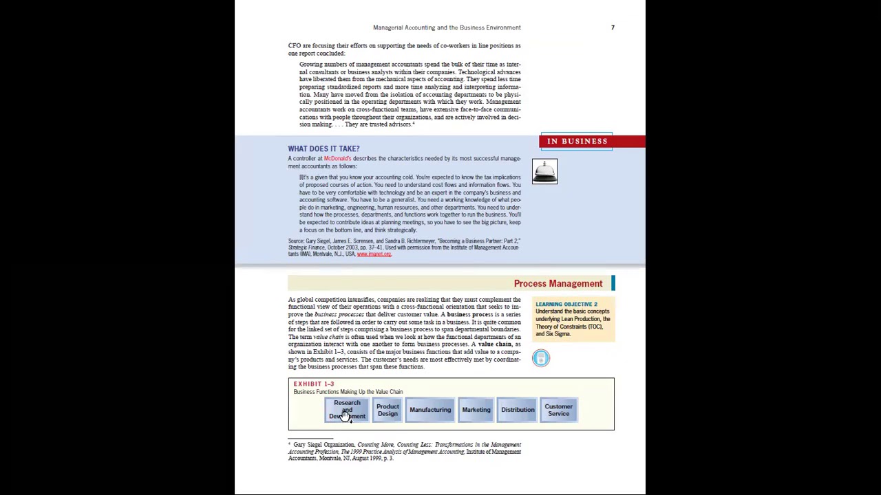 Managerial Accounting Chapter 1 Part 1 - YouTube