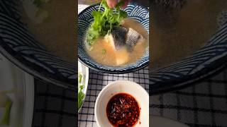 How to Make yummy Sea bass Soup Restaurant Style #鲈鱼汤 #satisfying  #fooddecoration