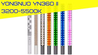 Yongnuo YN360 II 3200-5500K + RGB Светодиодный осветитель screenshot 1