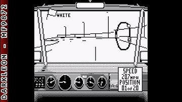 Game Boy - Days of Thunder © 1992 Mindscape - Gameplay