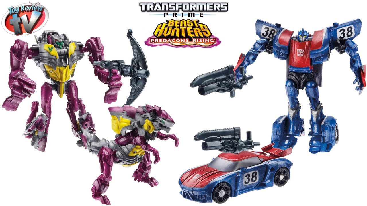 TF's Beast Hunters Predacons Rising Cindersaur & Smokescreen Legion 2-Pack Toy Review, Hasbro