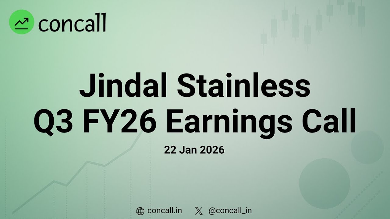 Jindal Stainless Q3 FY26 Earnings Conference Call | Concall.in